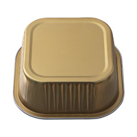 Barquette alimentaire rectangulaire jetable en aluminium de qualité alimentaire, plateau en aluminium pour emballage alimentaire à emporter