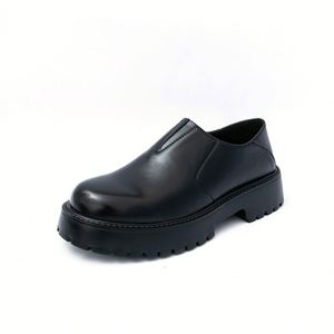 Zapatos Casuales de Hombre con Cuello Alto, Estilo Inglés, Sin Cordones, para Otoño - Product Image 6