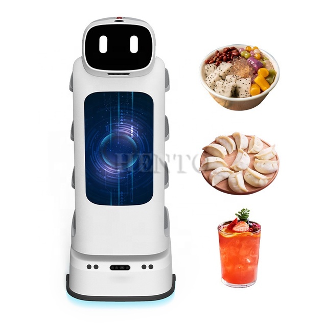 Autonomous Navigation Delivery Food Robot / Restaurant Robot Waiter Service / Food Serving Robot
