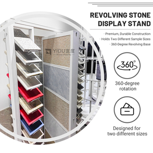 Hot bán kết hợp 360 độ lật phổ biến dọc nhân tạo thạch anh đá sàn đá cẩm thạch Loại hiển thị đứng - Product Image 2
