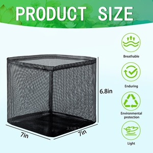 P498 4 paniers flottants en PVC <span class=keywords><strong>pour</strong></span> <span class=keywords><strong>bassin</strong></span>, sacs <span class=keywords><strong>de</strong></span> <span class=keywords><strong>plantation</strong></span> respirants <span class=keywords><strong>pour</strong></span> plantes aquatiques, jardin aquatique <span class=keywords><strong>de</strong></span> balcon, hydroponie, carpes koï - Product Image 2
