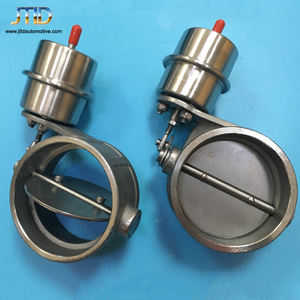 JTLD Valve de contrôle d'échappement universelle en acier inoxydable de 3 pouces compatible Golf R, à commande par surpression et déclenchement par vide, finition lisse - Product Image 3