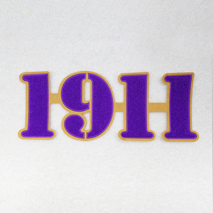 Wholesale American Embroidered 1911 Psi Phi Shield Iron-On Patches for Hat Large Towel African <b>Embroidery</b> Main <b>Material</b> Fabric - Product Image 1