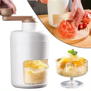 Rasoir à glace manuel Petite machine à smoothie domestique pour la glace pilée pour l'été