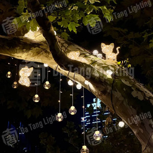 Luces Decorativas con Clasificación IP65 para Paisajes, Bodas y Uso Doméstico, Iluminan Jardines y Caminos con un Cálido Brillo LED - Product Image 2