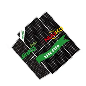 중국 제조업체 JINKO 144 셀 태양 전지 패널 530w 535w 540w 545w 10bb 화이트 프레임 모노