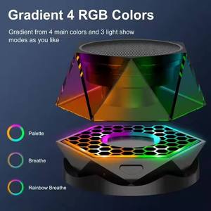 G300 Altavoz inalámbrico portátil magnético Mini caja de sonido Multifuncional RGB Led Luz TWS Sonido ESTÉREO - Product Image 3