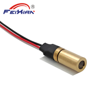 Nouveau 6X12.5mm 650nm 1mW 5mW Red Line Laser Module Vêtements Machines Ligne Laser Positionnement Lumière Linéaire Laser Tube