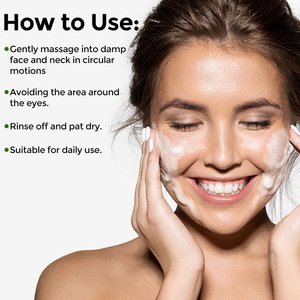 Factory Supplier Natural Aloe Vera <strong>and</strong> <strong>Green</strong> Tea Forming Cleanser for Brightening Anti Aging Face <strong>Cleaning</strong> - Product Image 3