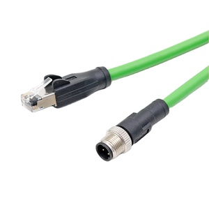 Conector <span class=keywords><strong>M12</strong></span> macho de 4 pines, código D, Ethernet, 100Mbps, <span class=keywords><strong>M12</strong></span> a <span class=keywords><strong>RJ45</strong></span> - Product Image 3