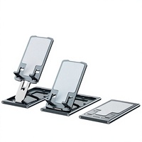 Support de téléphone pliable magnétique multifonctionnel en alliage d'aluminium pour iPad et tablettes, modèle T609, support de logo personnalisé