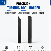 HONGPEI PVJBL1616M-11F Portaherramientas de torneado externo para torno CNC con recubrimiento PVD, sujeción por cuña, indexable, vástago izquierdo, HRC 42-48