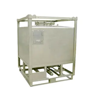 Wanlong Stainless Steel Chemical Portable Fuel Storage IBC Tank Tote Container