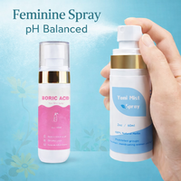 Spray féminin Furuize, hydratant vaginal, équilibre du pH et contrôle des odeurs, brume vaginale naturelle, apaise la sécheresse vaginale
