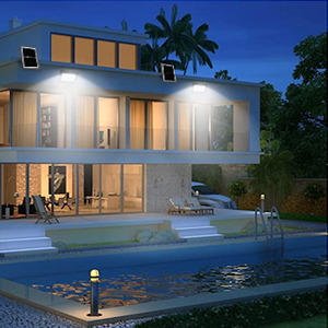 Chất lượng cao bán buôn giá rẻ năng lượng mặt trời phản xạ dẫn lũ đèn 10 giờ pin năng lượng mặt trời lũ đèn - Product Image 6