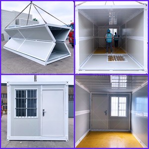 Casa Contenedor Plegable de 20 pies, Transpirable, para Dormitorio, Taller, Oficina en Casa, Hotel, Tienda, Construida con Panel Sándwich de Acero - Product Image 5
