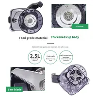 Accessoires pour blender et presse-agrumes universel 2,5 L modèle chinois A5/A8, pour la préparation de lait de soja fraîchement moulu, avec jeu de lames