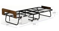 Lit d'appoint pliable portable pour la maison, matelas en mousse à mémoire de forme, gain de place, mobilier de chambre moderne en métal, salon, hôtel