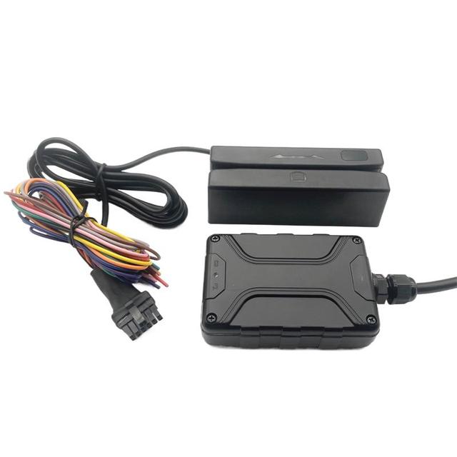 90mm Magnetic Card Reader 123-track LED Light HID Keyboard USB OTG or RS-232 Serial Port Supports JPOS and OPOS Interface MSR98D