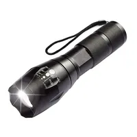 D878 Aluminium Handheld Taschenlampe LED Wiederauf ladbare wasserfeste Camping Taschenlampe Einstellbarer Fokus Zoombare taktische Taschenlampe