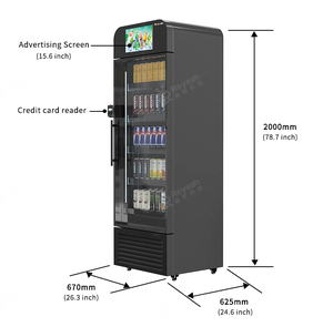 Máquina expendedora automática refrigerada inteligente AI Dispensador <span class=keywords><strong>de</strong></span> bebidas genéricas para aperitivos - Product Image 3
