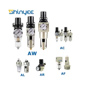 Shinyee Pneumatische Regulator Aw Series Lucht Bron Behandeling Luchtfilter Pressure Regulator Met Gauge AW2000