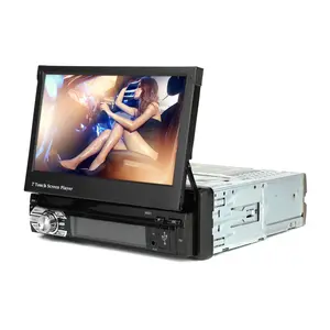Новые тонкие Din 7 дюймов автомобильный DVD плеер с FM USB Зеркало Ссылка опция GPS