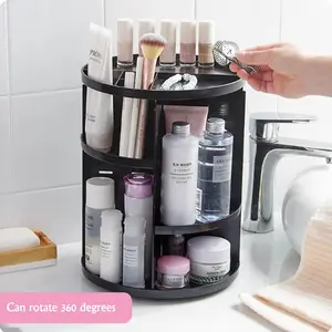 360 Grad rotierende Kosmetik Aufbewahrung sbox Makeup Organizer Kosmetik Lager regal Mode Regal Display Stand Hohe Kapazität