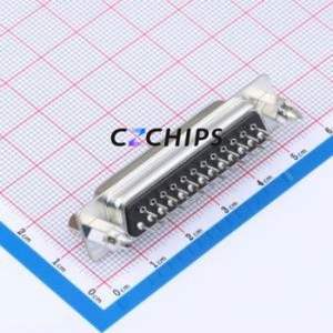DS1034-25FBN044 D-Sub/VGA Connector Through hole Component (THT) Connector Standard D-Sub Female 25P Through Hole - Product Image 2