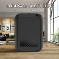 Smart Lock 12V 8W 400ml Noir Métal Électrique Huile Essentielle Batterie En Plastique Vente Chaude 501F Sans Eau Parfum Hôtels 1 An