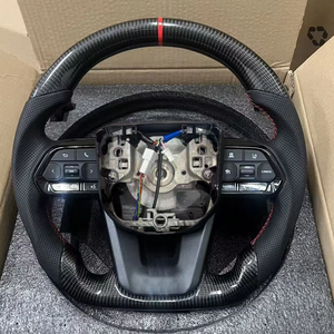 Volant en fibre de carbone pour <span class=keywords><strong>Toyota</strong></span> Hilux N70 N80 Land Cruise Prado 120 LC79 LC70 LC200 <span class=keywords><strong>Corolla</strong></span> Fortune Volant de voiture - Product Image 3