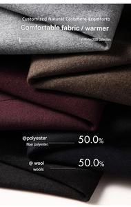 Abrigo de Hombre para Otoño e Invierno, con Cuello Chal, Largo Medio, <span class=keywords><strong>Acolchado</strong></span> y Grueso, Estilo Juvenil y Ejecutivo, sin Cuello - Product Image 2
