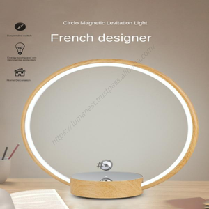 Lampe Circulaire Magnétique de Luxe Nouvelle Génération à Effet Dégradé pour Bureau, Chambre, Décoration Intérieure et Cadeau – Vente en Gros - Product Image 3