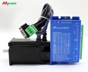 Moteur pas à pas Allgreen Nema 23 avec driver LCDA257S+LC57H27 2N.m 8mm et câble pour imprimante 3D et machine de gravure CNC - Product Image 1