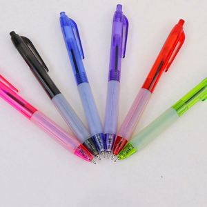 ปากกาลูกลื่นแบบกด 6 สี ขนาด 0.5 มม. 0.7 มม. ปลายเข็ม  วัสดุพลาสติกสัมผัสนุ่ม  แบบกดหดได้  สีสันหลากหลาย  โลโก้สั่งทำได้  ขายดี - Product Image 4