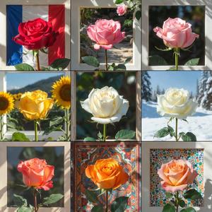 Flores de Terciopelo para Decoración de Bodas, Pared de Flores Artificiales, Decoración de Bodas, Rosas Artificiales al por Mayor, Rosa de San Valentín - Product Image 6