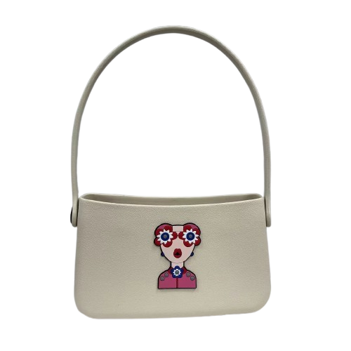 Women's Fashionable EVA Saddle Shoulder Bag Adjustable Crossbody