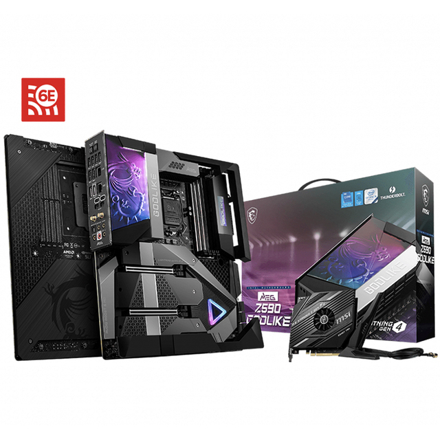 Used MSI MEG Z590 GODLIKE Gaming Motherboard with Intel Z590 Chipset  High Performance Supports 11th and 10th Gen Intel Core CPU