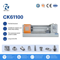 Tour CNC CK61100 à 2 axes, robuste, pour le tournage de métaux, avec système de commande GSK, FANUC ou Mitsubishi en option, directement de l'usine