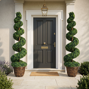 Ruopei PZ-3 <span class=keywords><strong>Albero</strong></span> Artificiale a Spirale Decorativo, Bosso Artificiale per Decorazioni - Product Image 3