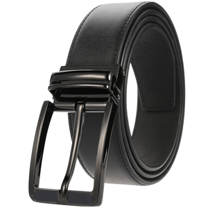 Ceinture en cuir véritable <span class=keywords><strong>pour</strong></span> homme LY35-000012-3, vente directe d'usine, boucle à ardillon, ceinture décontractée de mode coréenne avec boucle à <span class=keywords><strong>aiguille</strong></span> - Product Image 3