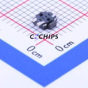 SKSCLDE010 Tactile Switch SMD Switch Single Pole Single Throw Rectangle Button Horizontal Mount 3.55mm - Product Image 2
