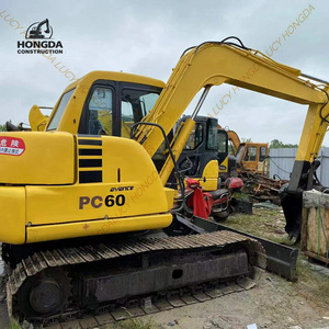 Excavatrice PC60-7 d'occasion KOMATSU mini pelleteuse 6 tonnes avec noyau de pompe hydraulique d'origine composant moteur vente d'occasion - Product Image 3