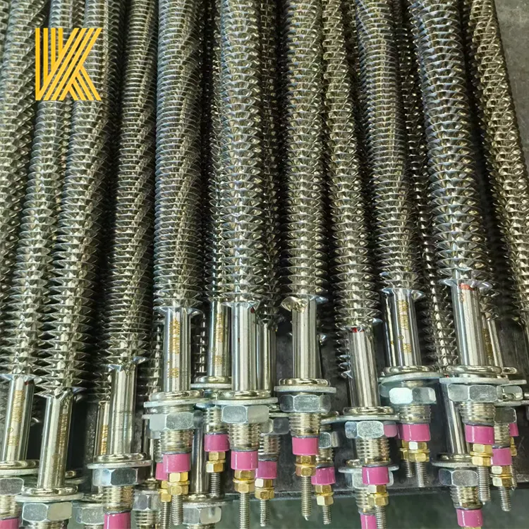 Customized Industrial air heater Spiral finned air heating element
