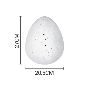 Venta directa de fábrica Lámpara de cerámica moderna en forma de huevo Diseño DE ARTE Luz nocturna con base E14/E26 <span class=keywords><strong>Precio</strong></span> barato Iluminación de mesa - Product Image 2