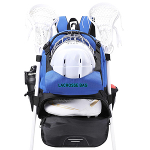Sac à dos de sport imperméable pour softball et baseball avec compartiments pour battes et crampons, idéal pour les joueurs de lacrosse et de hockey sur gazon - Product Image 1