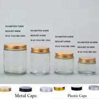 Vente en gros de pots en verre noir mat personnalisables de 2 oz, 4 oz, 8 oz avec couvercle noir pour cosmétiques