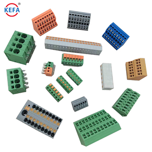 Kefa kf250 Châu Âu mkdsn 2row screwless mức độ khối thiết bị đầu cuối PCB Nhựa Dây nối mùa xuân khối thiết bị đầu cuối - Product Image 1