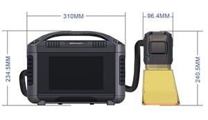 Machine de gravure et de marquage <span class=keywords><strong>laser</strong></span> fibre métallique portable et puissante 50W pour logos de pneus, numéros VIN et gravure sur métal - Product Image 5