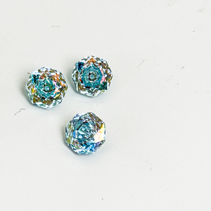 Hot bán 8.0 mét Vòng Rose cut cầu vồng Cubic Zirconia tổng hợp Rose Shape <span class=keywords><strong>CZ</strong></span> đá quý - Product Image 2